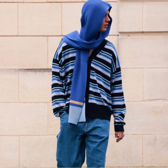 MARNI for Uniqlo Merino Blend Cardigan Sweater - Picture 4 of 4